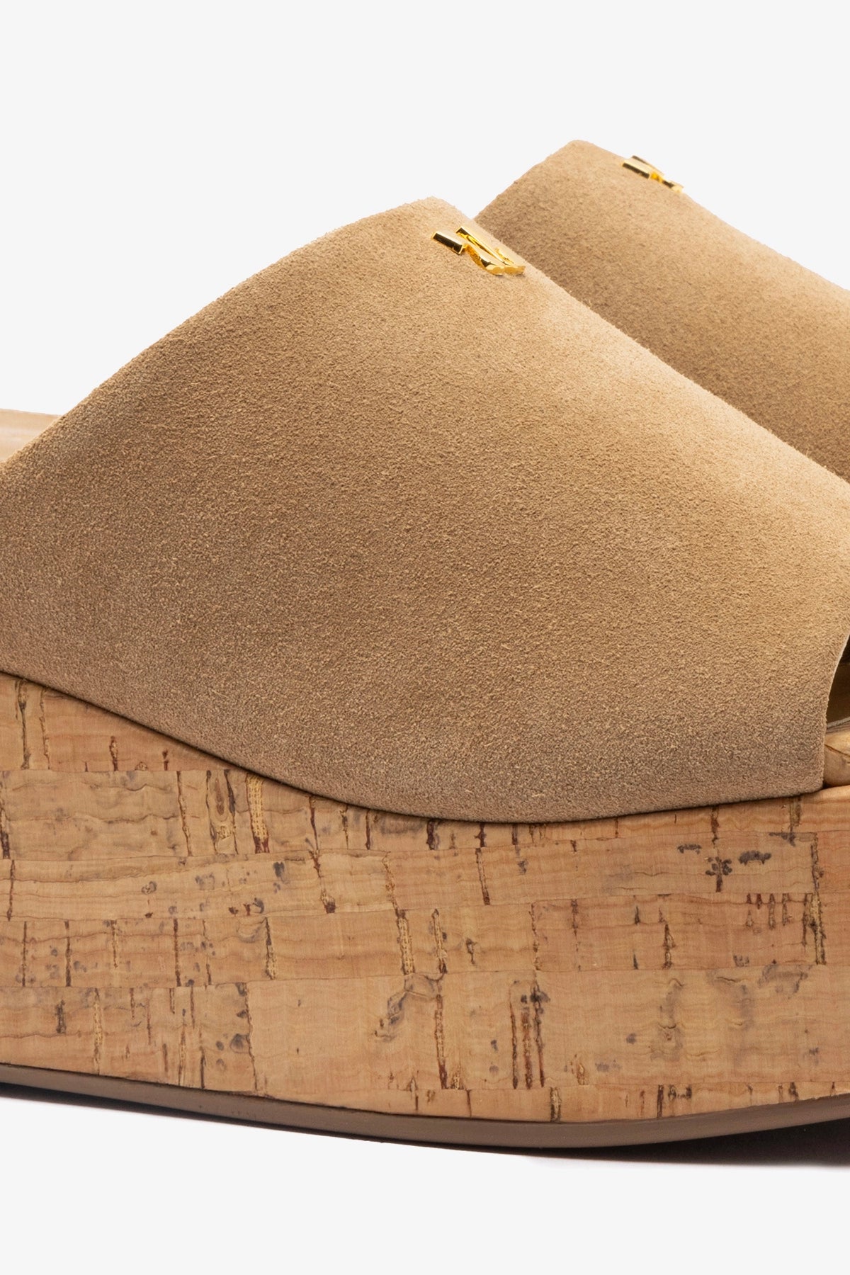 Charli Mule Shoes in Peanut Suede - Comfortable Women's Slip-On Loafers for Casual Wear & Office Outfits