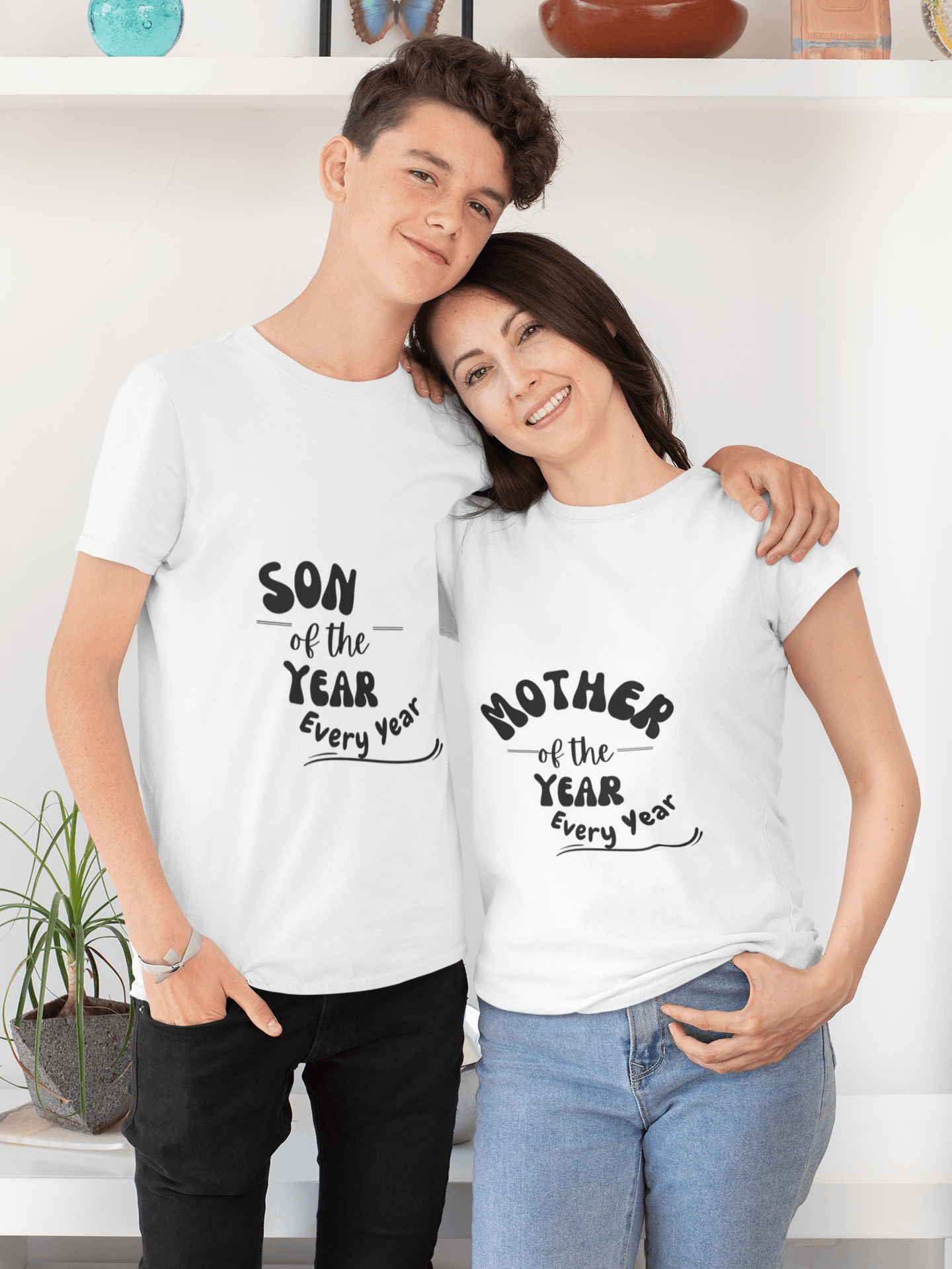 Mother of the Year T-Shirt for Mom - Funny & Cute Gift for Mother's Day, Birthday - Perfect for Family Gatherings & Special Occasions