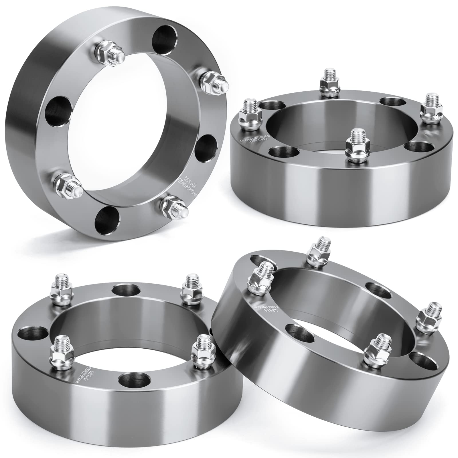 4x156mm ATV Wheel Spacers for Polaris Ranger RZR Sportsman Xplorer 400-800 & Kawasaki 300B Lakota KSF250 KXT250 - 2