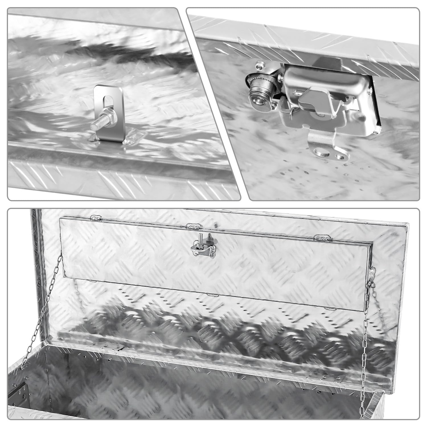 Lockable Aluminum Truck Tool Box - 31