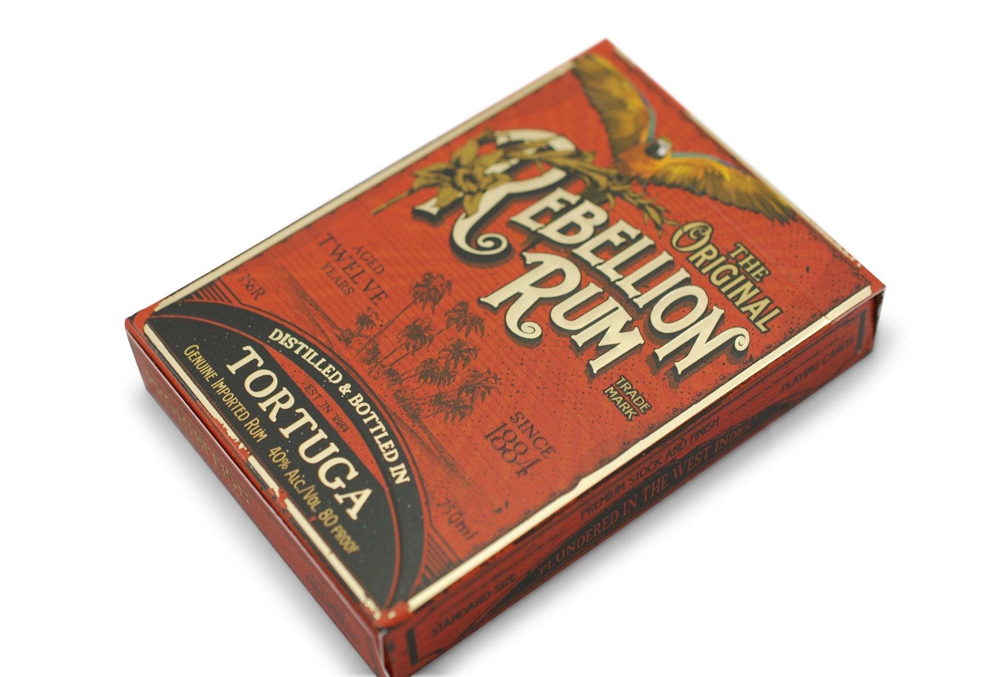 Rebellion Rum Themed Playing Cards - Premium Deck for Poker, Magic Tricks & Game Nights - Perfect for Parties, Gifts & Collectors