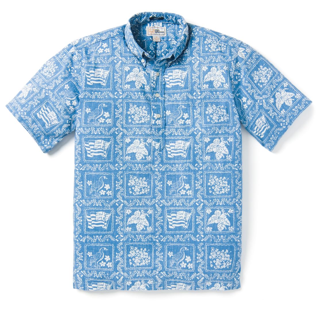 Reyn Spooner Men's Lahaina Sailor Classic Hawaiian Aloha Shirt - Breathable Pullover for Beach Vacation & Summer Outings