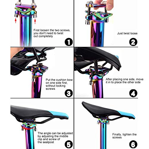 Lightweight CNC Aluminum Alloy 400MM Bike Seatpost - Adjustable MTB/Road Bike Saddle Post (27.2x400mm) for Mountain, Road & BMX Bikes | Perfect for Commuting, Trail Riding & Urban Cycling