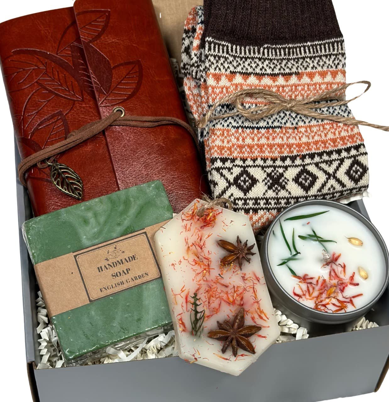 Lavender Self Care Gift Box for Women - Hygge Cozy Care Package with Relaxing Aromatherapy, Perfect for Her Birthday, Anniversary, or Friend Gift - Ideal for Spa Nights, Stress Relief & Home Relaxation
