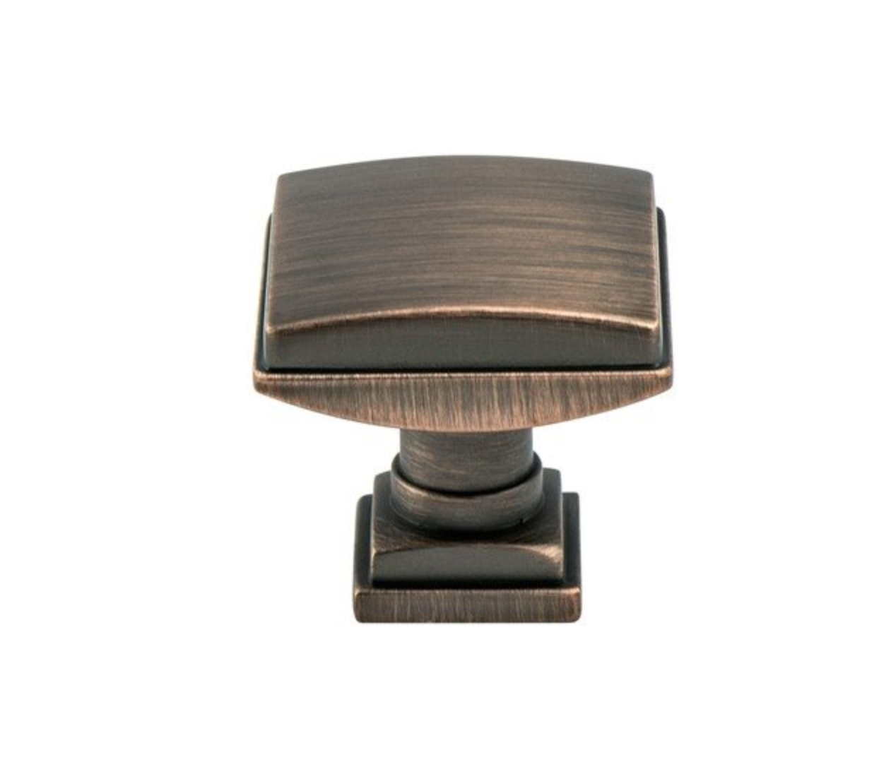 Kelly No.2 Cabinet Knob and Drawer Pulls - Dark Brushed Bronze Finish - Vintage Style Hardware for Kitchen Cabinets, Dressers & Furniture (Set of 10) - Perfect for Home Renovation and DIY Projects