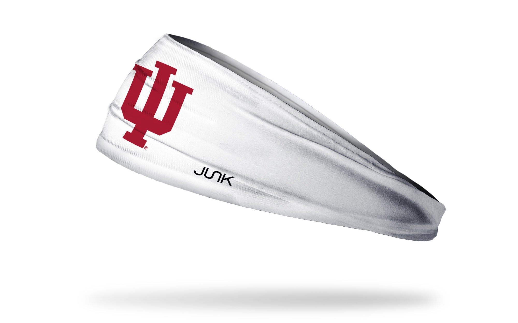 Indiana University Logo White Big Bang Lite Headband - Comfortable Adjustable Headwear for Sports, Workouts, and School Spirit