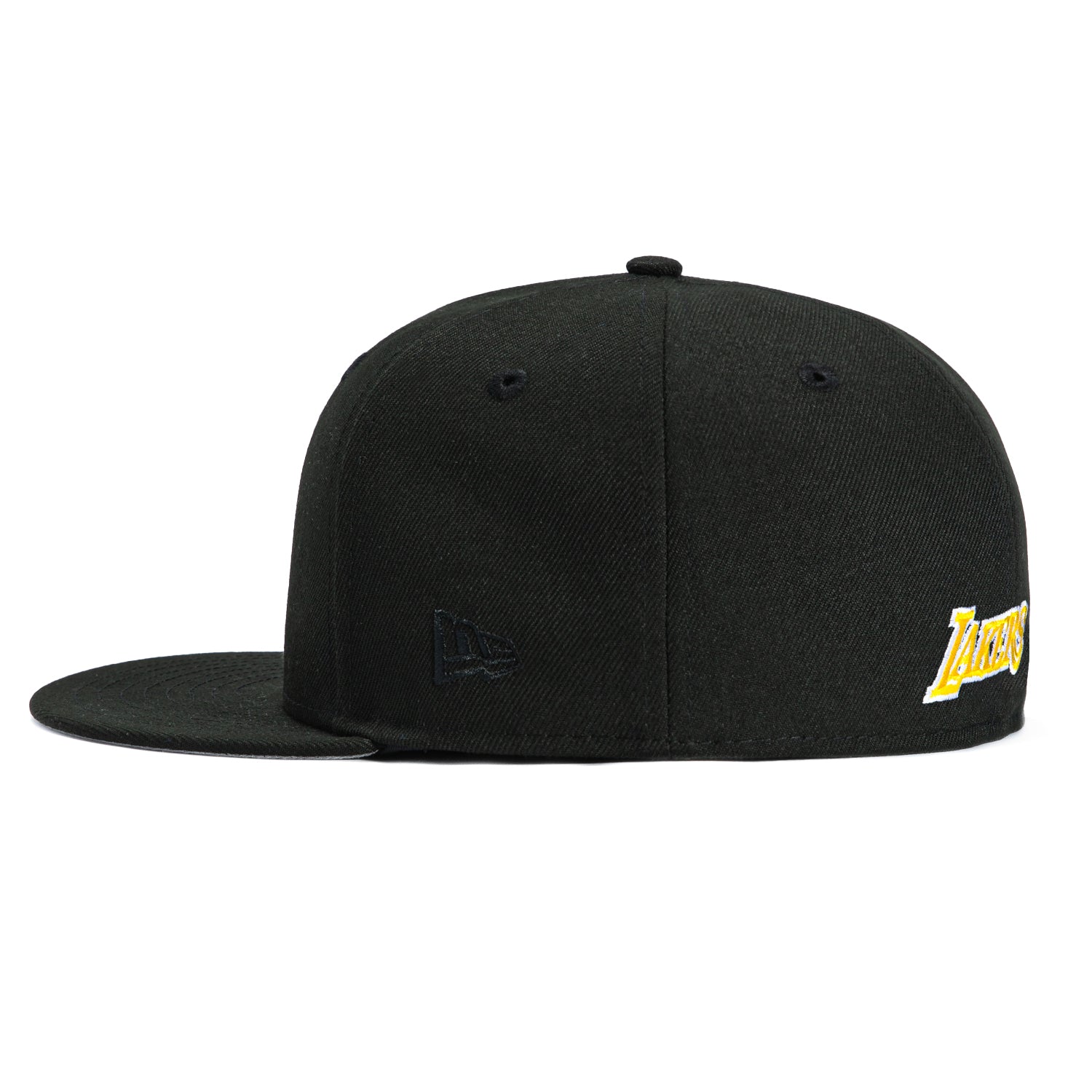 New Era 59Fifty Gradient Logo Los Angeles Lakers LA Motion Snapback Hat - Black | Official NBA Licensed Cap for Men & Women | Perfect for Basketball Games, Streetwear Fashion & Lakers Fans Collection