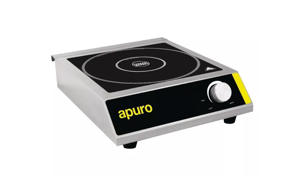 Apuro CE208A Induction Cooktop - 1800W Portable Electric Stove with 8 Power Levels, Timer & Safety Lock - Perfect for Dorms, Apartments & Small Kitchens