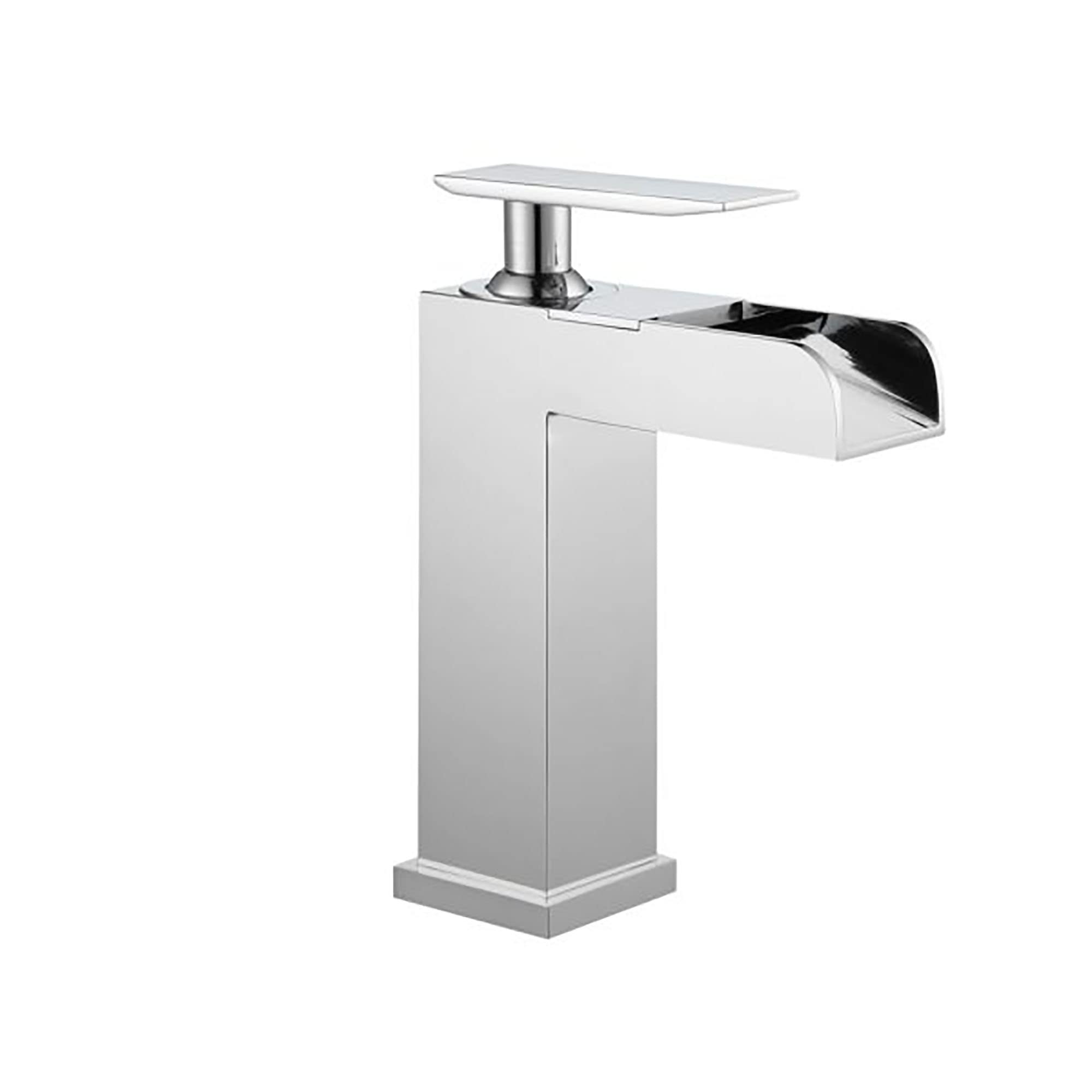Legion Furniture UPC Faucet with Drain - Chrome/Brass Finish for Bathroom Sink or Kitchen Installation