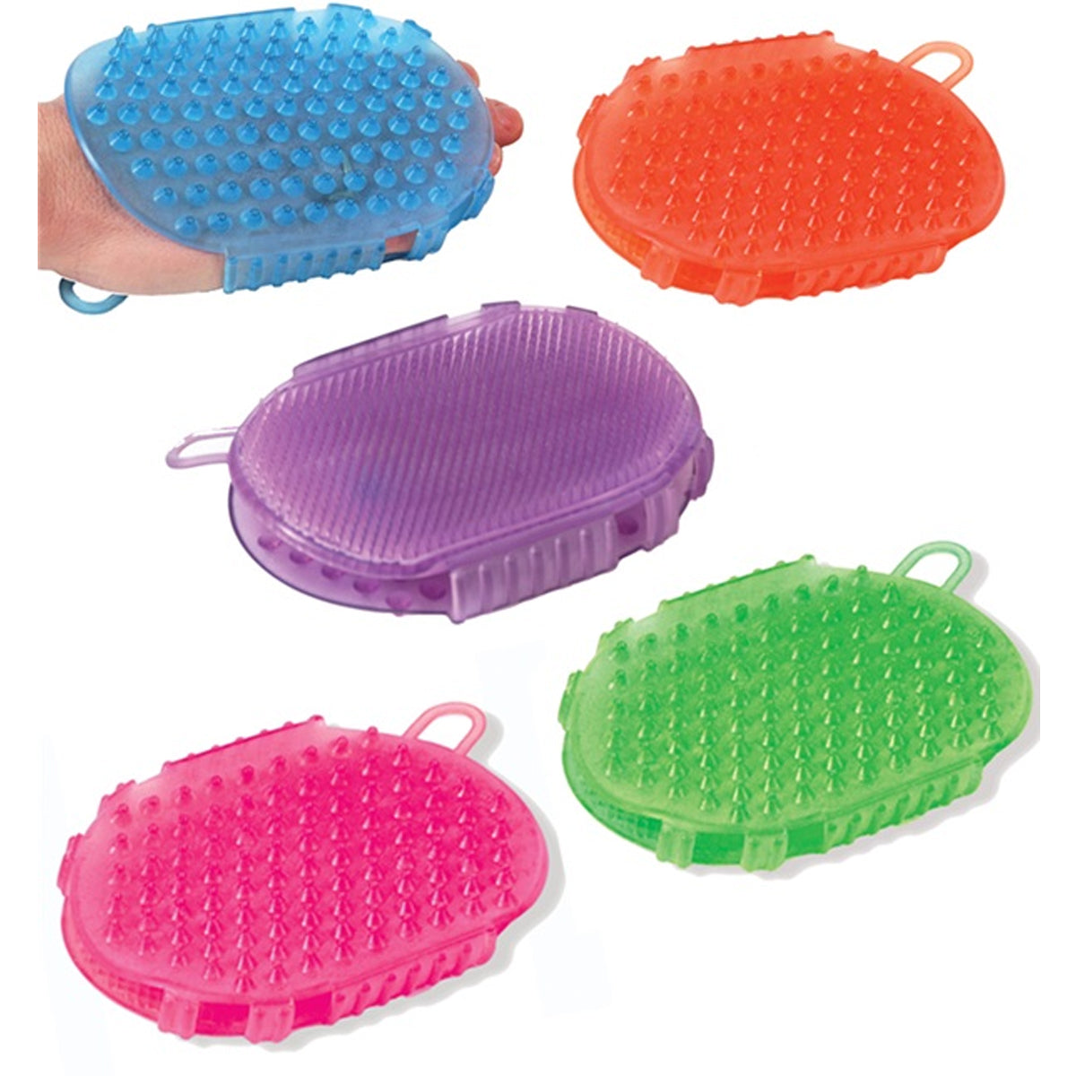 Exfoliating Jelly Scrub Mitt - Gentle Hand & Body Exfoliator for Smooth Skin - Spa & Shower Glove for Dead Skin Removal - Perfect for Home & Travel Skincare Routine