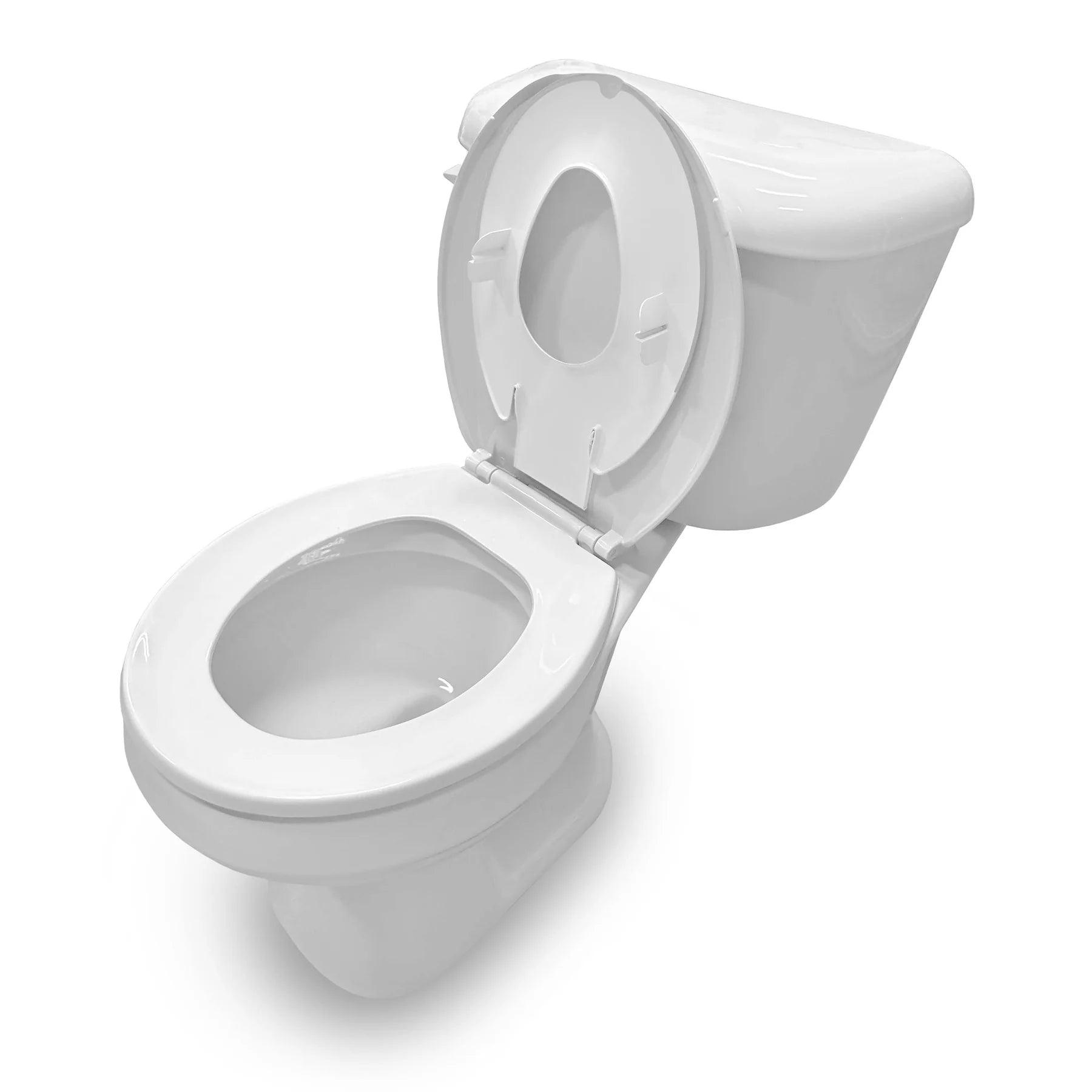 Bright Starts Flip & Sit Potty Seat - Adjustable Toddler Training Toilet with Non-Slip Base | Perfect for Potty Training Boys & Girls at Home or Daycare