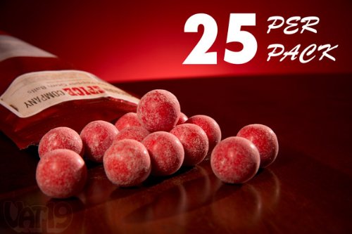 Sonoran Spice Cinnamon Ghost Pepper (Bhut Jolokia) Gumballs - 25 Count Pouch | Hot & Spicy Candy for Halloween Treats, Party Favors & Unique Gifts