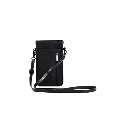 Stylish Black ID Crossbody Bag for Women - Perfect for Travel, Shopping & Everyday Use