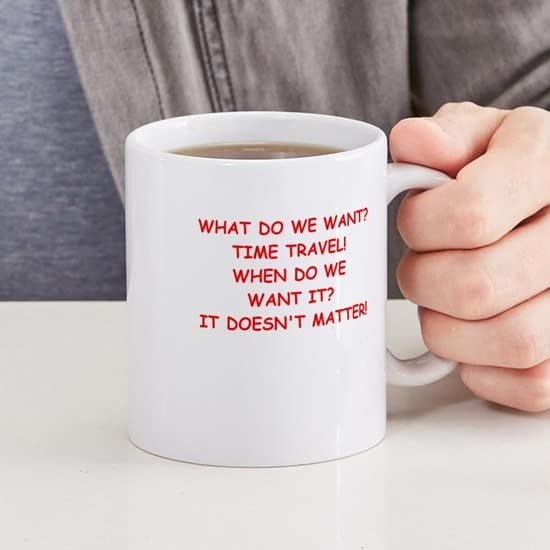 Funny Physics Joke Ceramic Coffee Mug 11 oz (325ml) - Perfect for Science Teachers, Students & Nerdy Gift Ideas - Great for Office, Classroom or Home Use