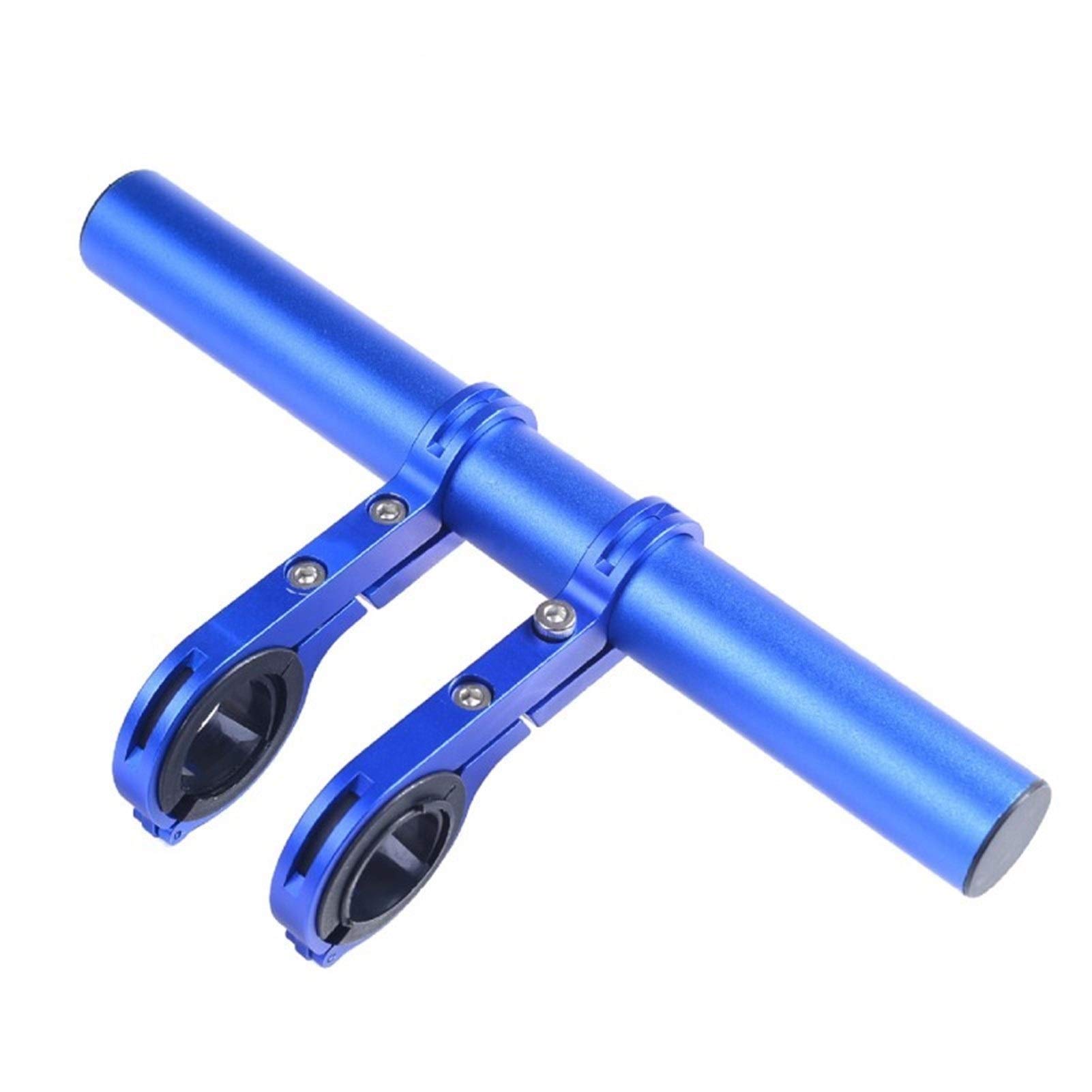 200mm Carbon Fiber Bicycle Flashlight Mount Bracket - Blue Handlebar Extender for Bike Lights & Accessories | Perfect for Night Cycling, Commuting & Mountain Biking