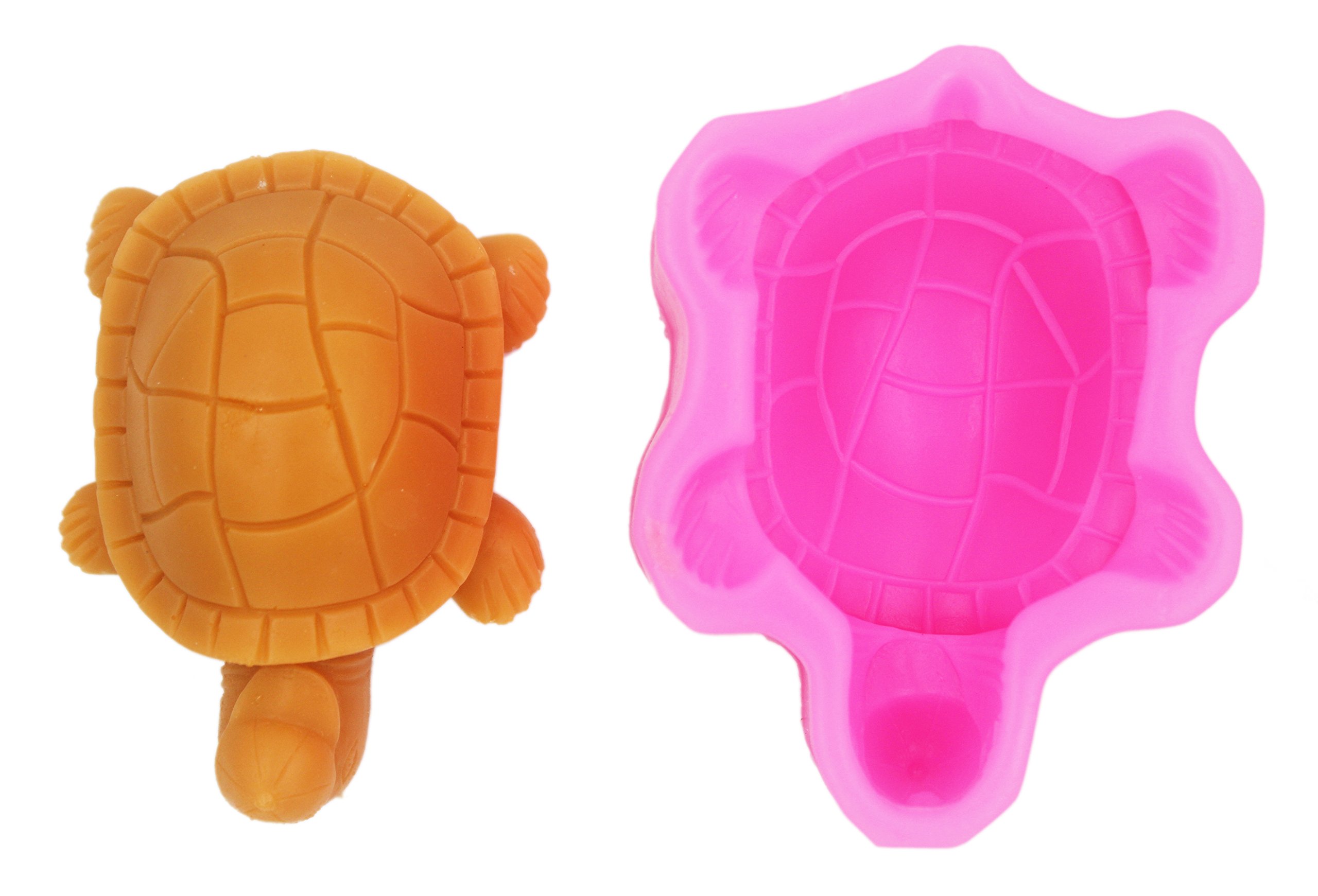 Handmade Turtle Silicone Soap Mold for DIY Crafts - Cute 0044 Design - Perfect for Bath Bombs, Candle Making & Resin Art Projects