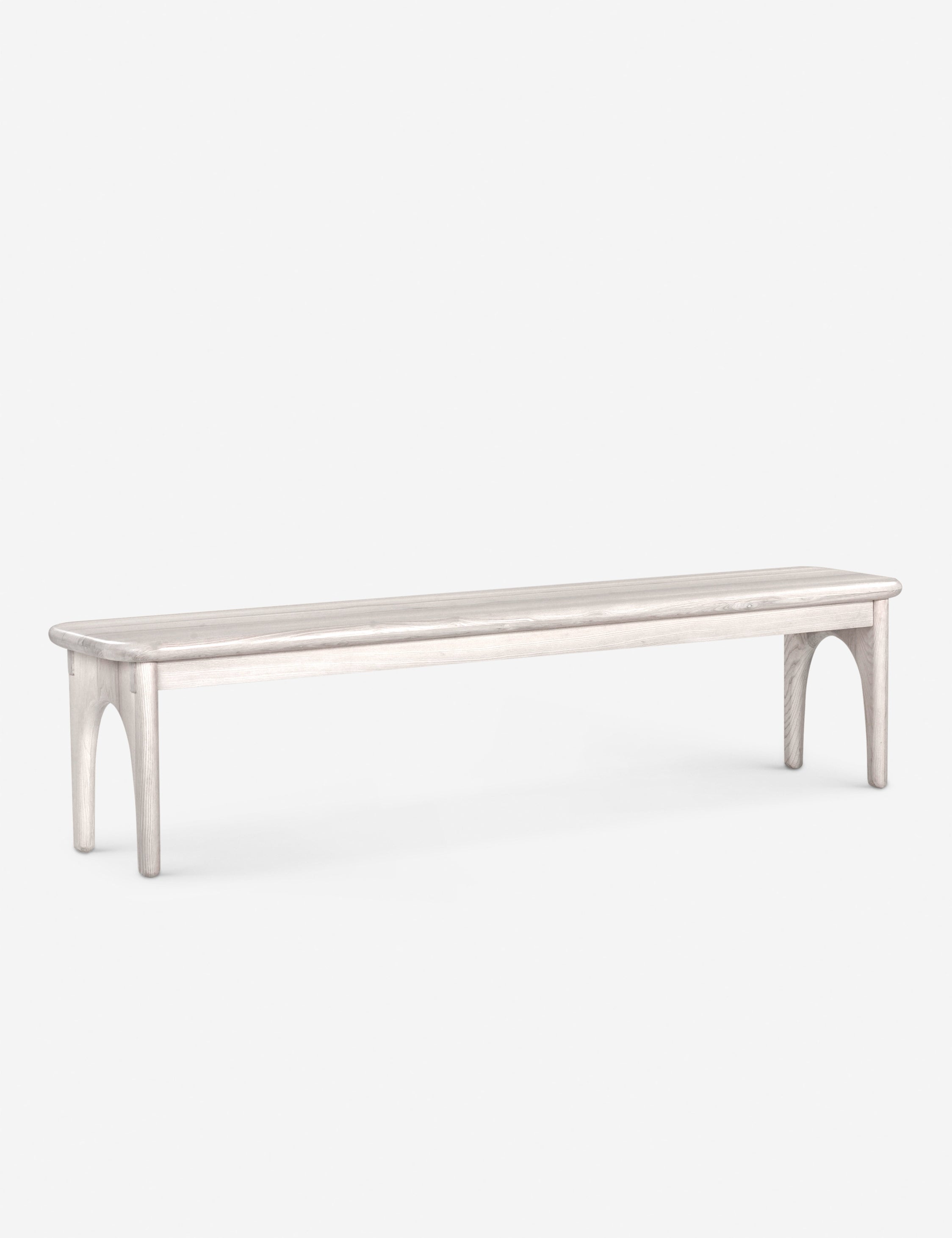 Ashford Dining Bench - Solid Wood Kitchen Bench with Cushion, Modern Farmhouse Style for Dining Room & Kitchen - Perfect for Family Gatherings & Entertaining Guests