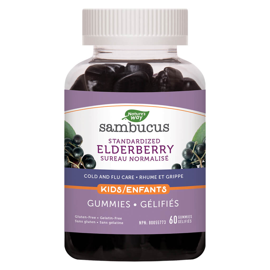 Organic Sambucus Kids Elderberry Gummies - Immune Support & Vitamin C Boost for Children - Perfect for Cold & Flu Season, School & Travel