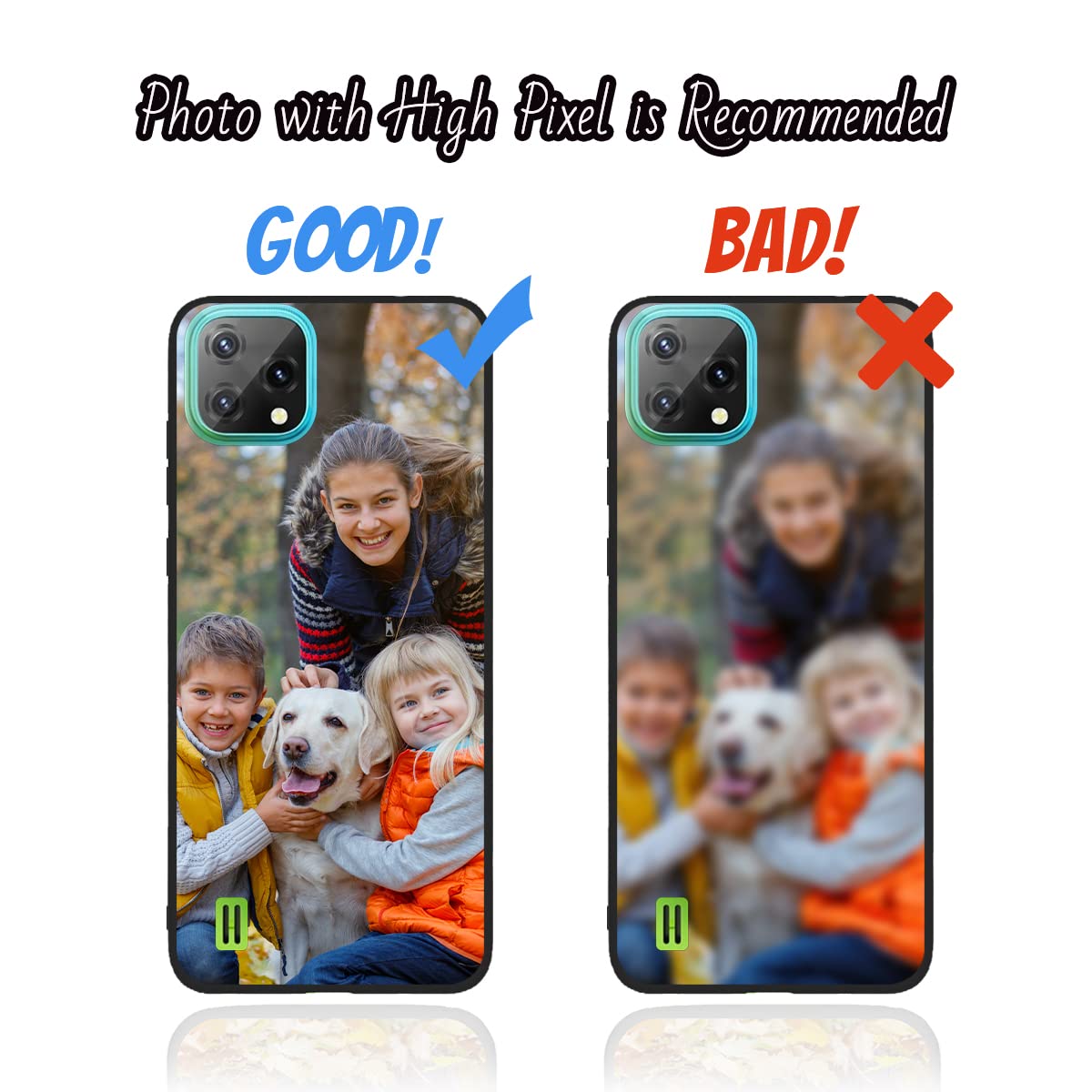Custom Blackview A55 Phone Case - Personalized Multi-Photo TPU Soft Shell Protective Cover | Anti-Scratch, Shockproof & Durable Design | Perfect for Travel, Work & Everyday Use