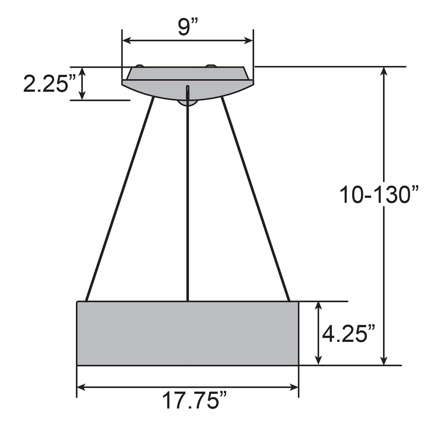 Stylish Gray LED Pendant Light with Acrylic Lens Diffuser - Modern Hanging Fixture for Dining Room, Kitchen Island & Bedroom Lighting