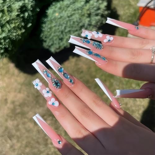 french tip&diamond