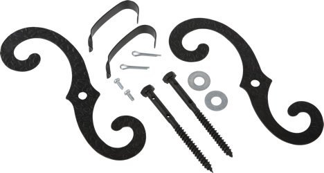 Stainless Steel Exterior Shutter S Hooks - Heavy Duty 2-Pack for Hanging Plants, Decor & Outdoor Organization - Perfect for Garden, Patio & Home Storage