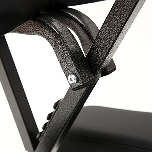 Portable Folding Tattoo Chair - Adjustable Black Massage & Therapy Chair for Tattoo Artists, Acupuncture, Physiotherapy & Cosmetic Procedures - Compact & Easy to Store for Home or Salon Use