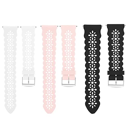 3 PACK-Black+White+Pink