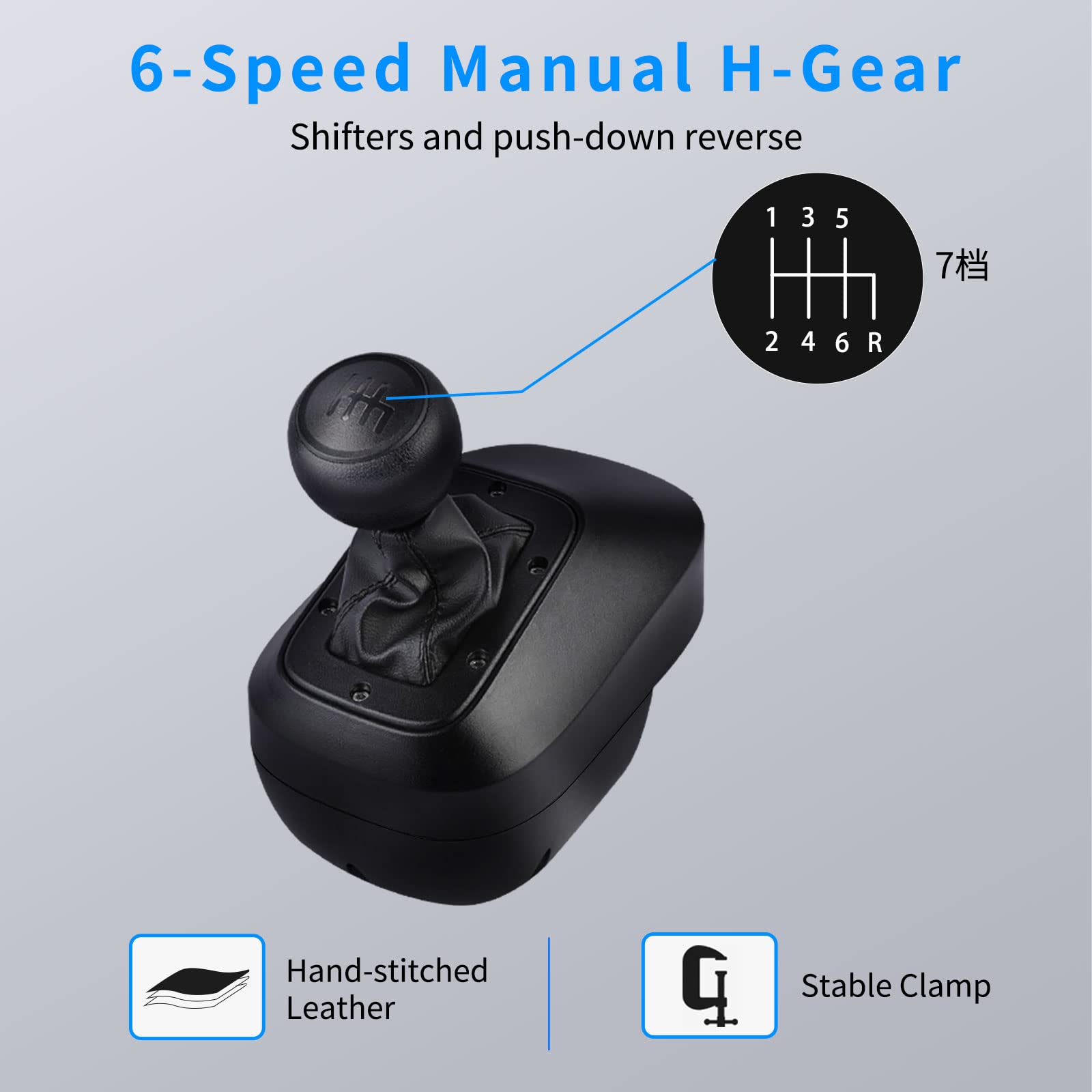 DOYO 1080° Gaming Steering Wheel with Pedals & Shifter - 6+1 Speed Gear Shift, Force Feedback Racing Wheel for PC, PS4, PS5, Xbox One, Xbox Series X, Nintendo Switch - Perfect for Racing Simulators & Gaming Setups