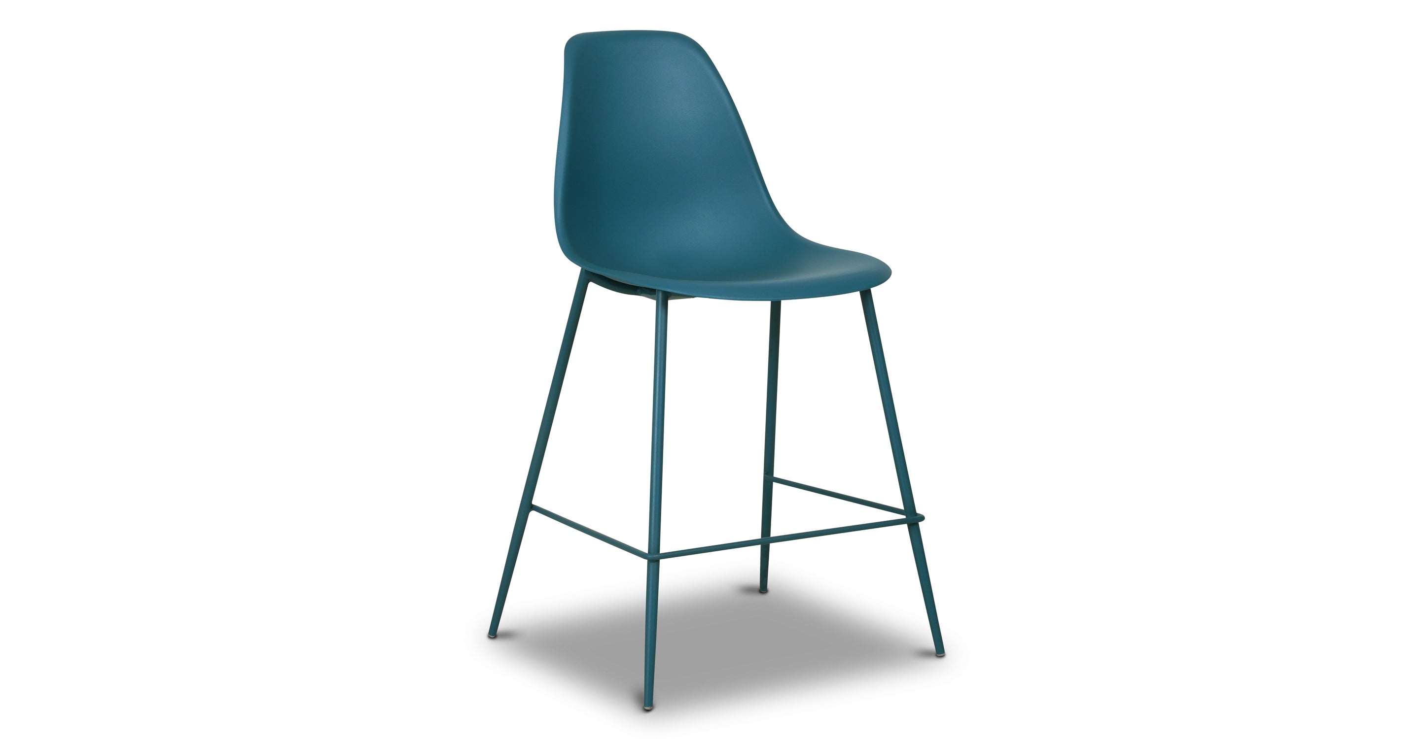 Isla Counter Height Stool - Adjustable Bar Stool with Backrest, Modern Kitchen Island Stool for Dining & Breakfast Nook, Perfect for Home, Cafe & Restaurant Use