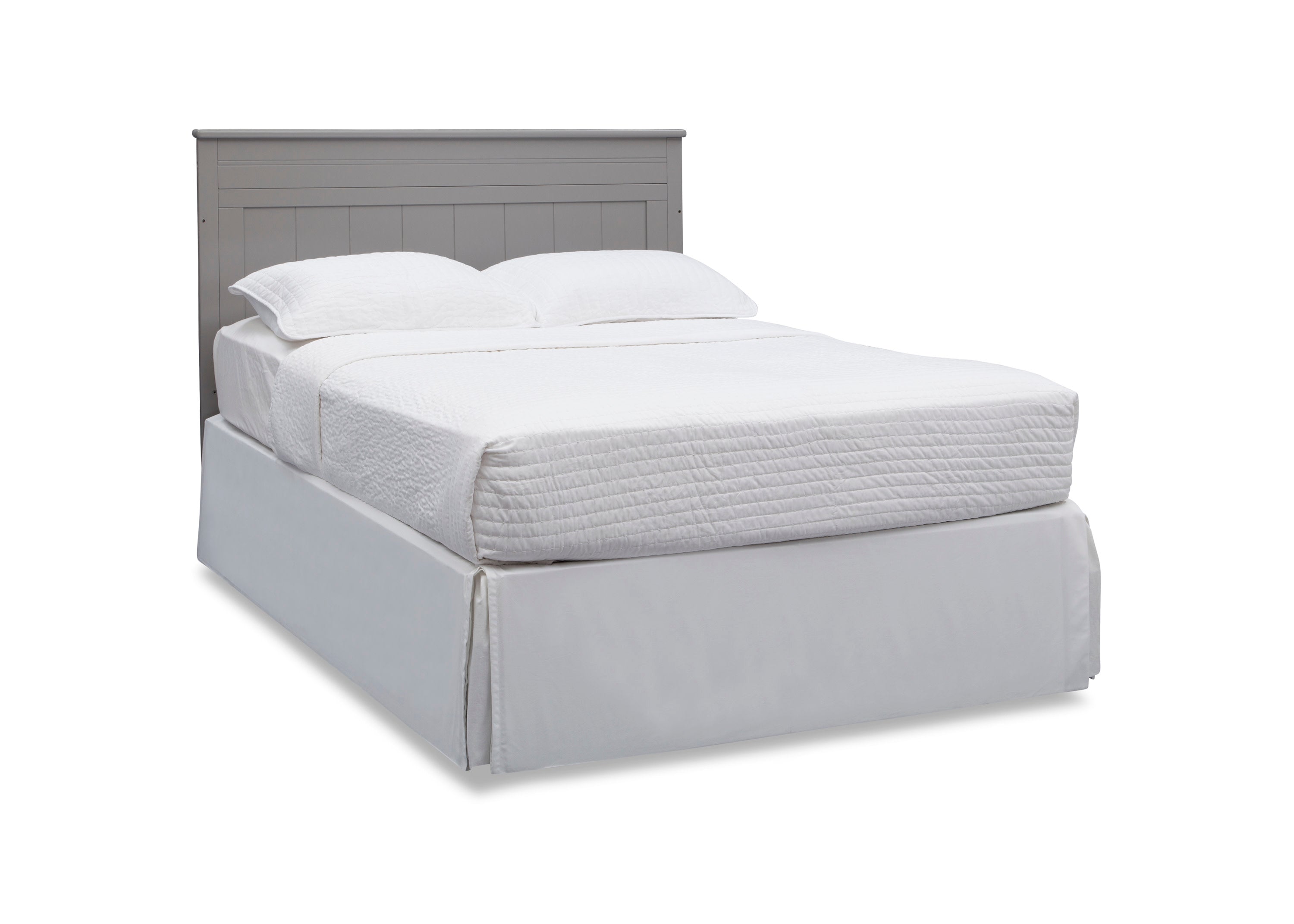 4-in-1 Convertible Baby Crib - White Wooden Nursery Bed with Toddler Rail - Grows with Your Child from Infant to Full-Size Bed - Perfect for Modern Nursery & Kids Bedroom Decor