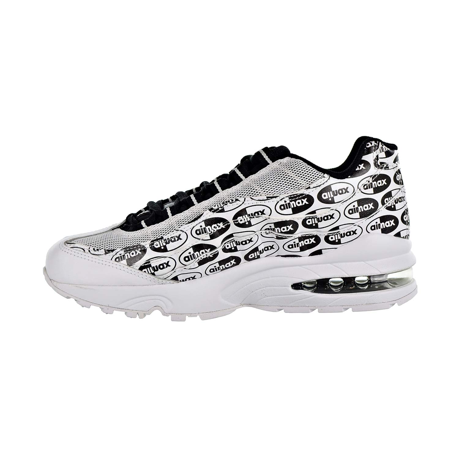 Nike Air Max 95 SE Big Kids Running Shoes - White/Black (922173-102) | Comfortable Sneakers for School, Sports & Everyday Wear