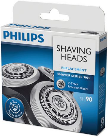 PHILIPS SH90/53 Replacement Blades for Series 9000 Shaver - Premium Shaving Replacement Heads for Men - Perfect for Home, Travel & Daily Grooming