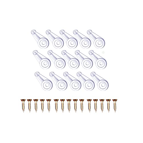 90pcs, gold nail and transparent clip