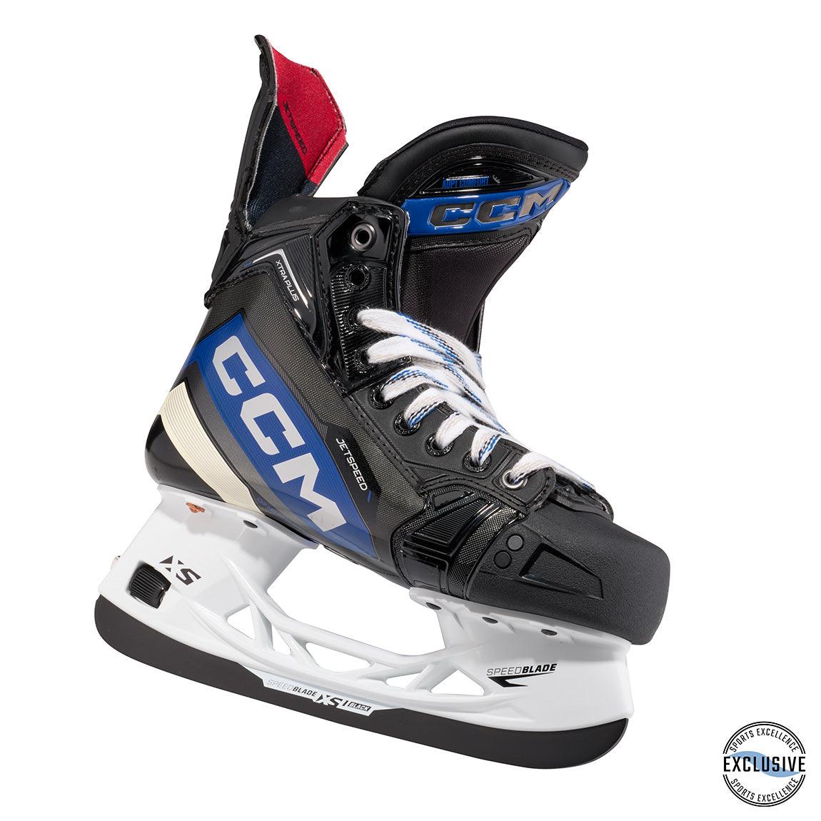 CCM Jetspeed XTRA Plus Senior Hockey Skates - Professional Ice Skating Shoes for Men & Women - Perfect for Hockey Games, Training & Ice Rink Performance