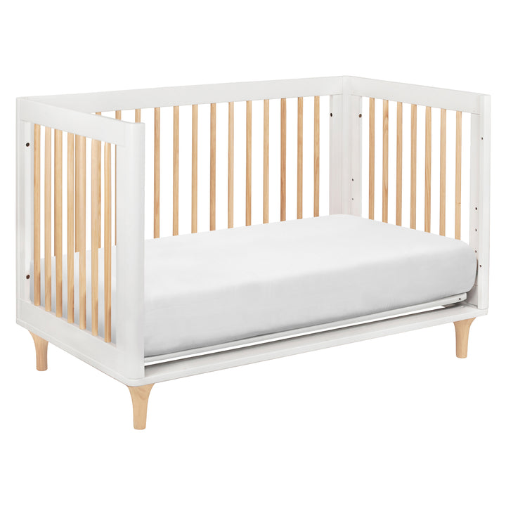 Babyletto Lolly 3-in-1 Convertible Crib with Toddler Bed Conversion Kit - Safe Modern Nursery Furniture for Newborn to Toddler Transition - Perfect for Small Spaces & Gender-Neutral Nursery Decor