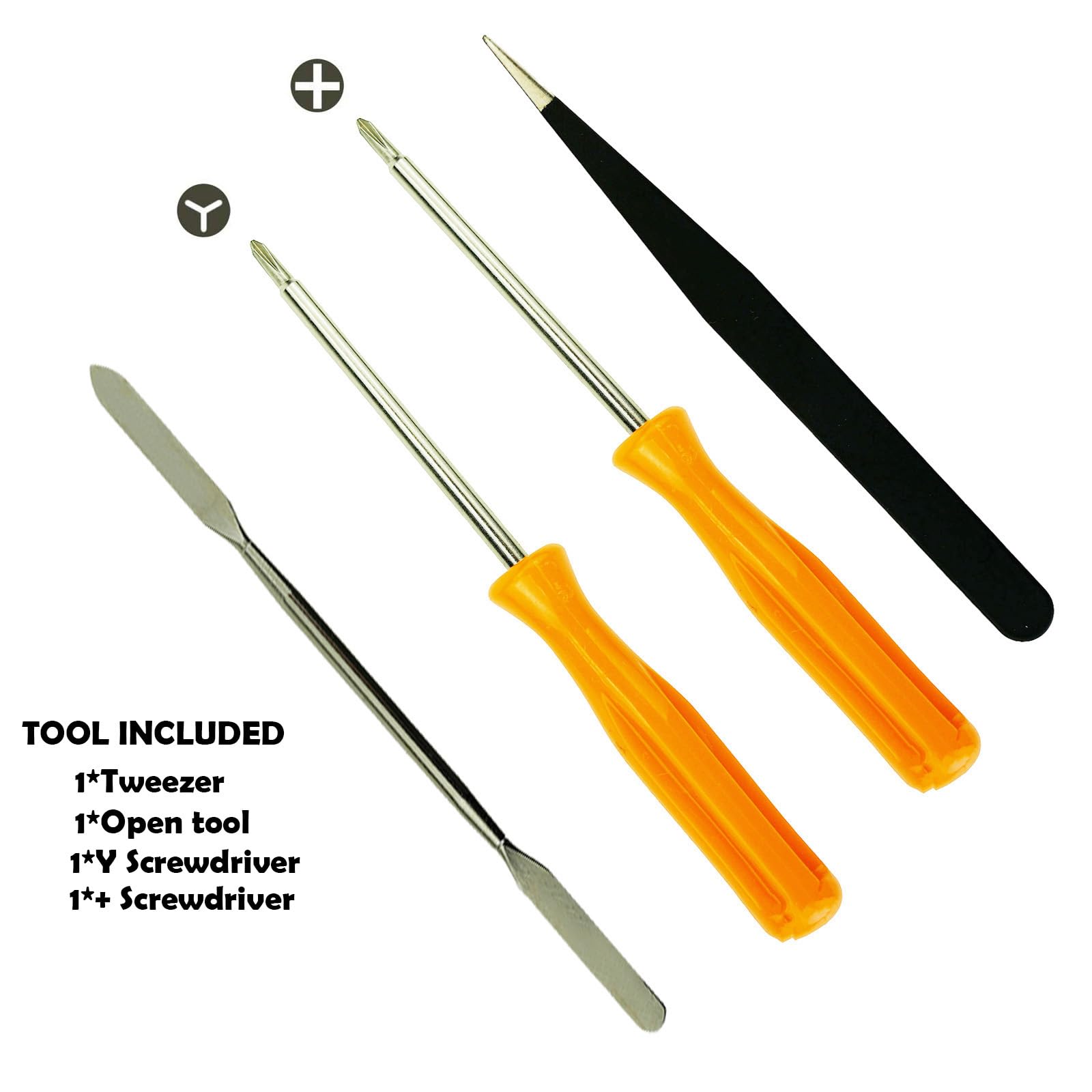 40PCS Precision Screwdriver & Tweezer Repair Kit with Full Screw Set - Compatible with Nintendo Switch Console - Perfect for DIY Repairs, Game Console Maintenance & Electronics Fixing
