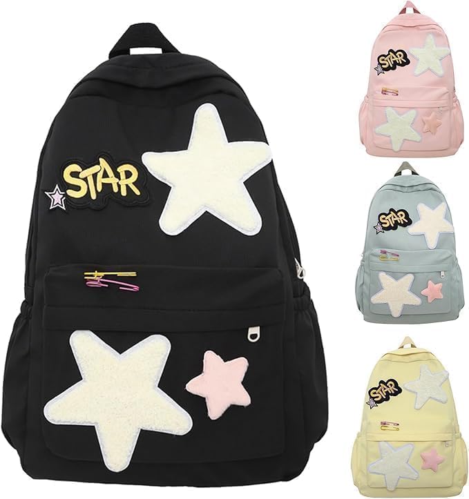 Y2K Star Backpack for School & Travel | Drakonas