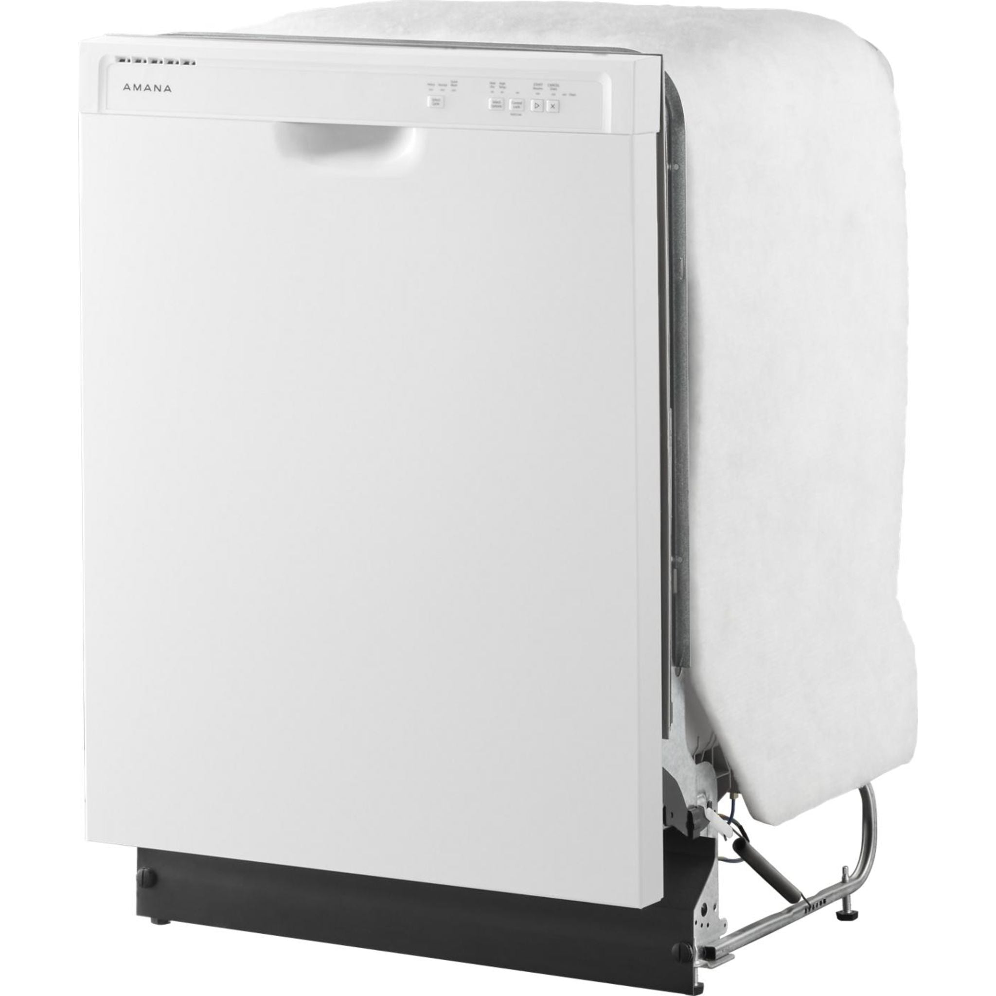Amana ADB1400AMW 24 Inch Built-In Dishwasher - Energy Star Certified, 14 Place Settings, Quiet Operation, White - Perfect for Kitchens, Apartments, and Small Households
