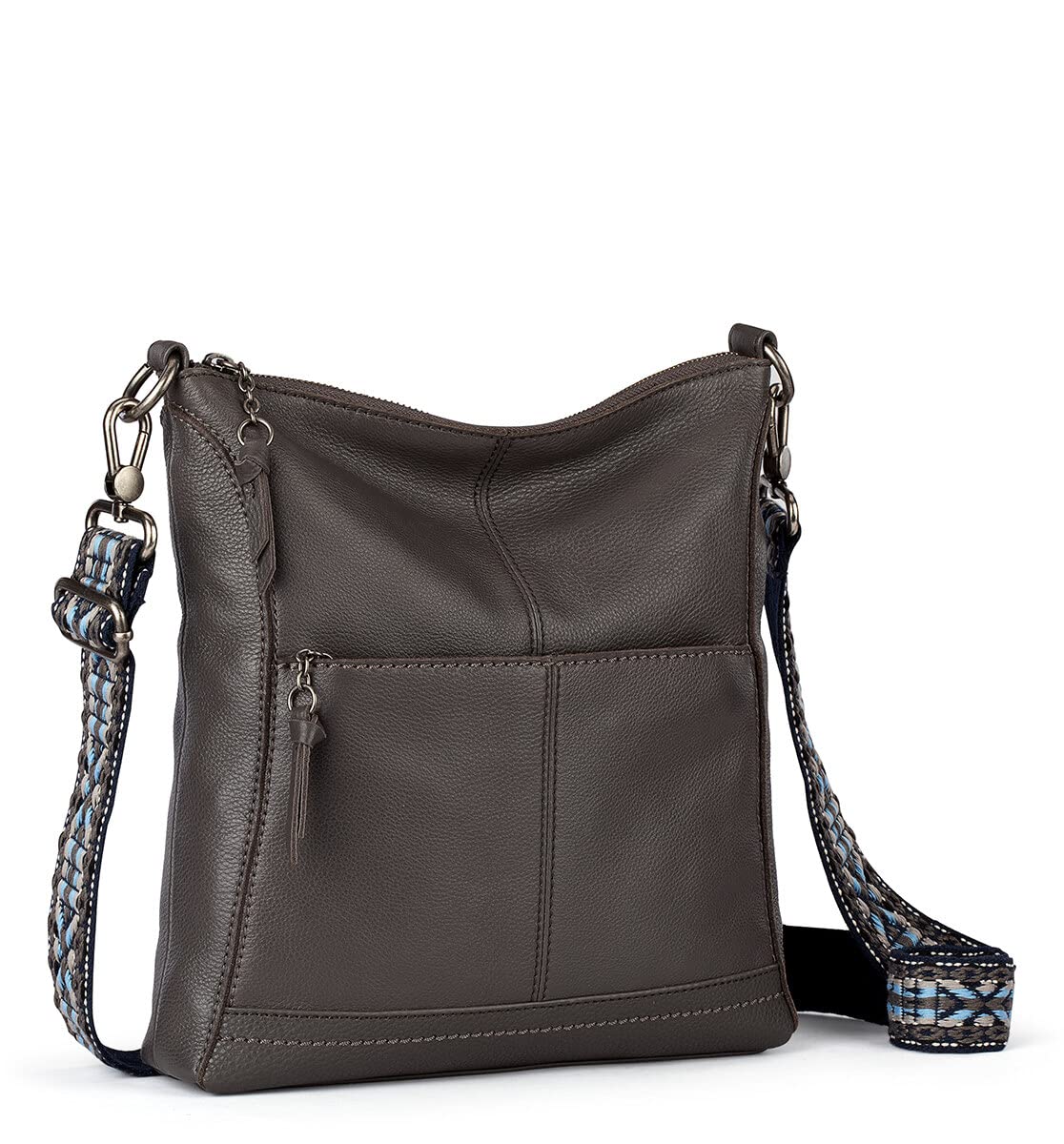 The Sak Lucia Genuine Leather Crossbody Bag - Adjustable Strap Convertible Purse for Women | Perfect for Work, Travel & Everyday Use