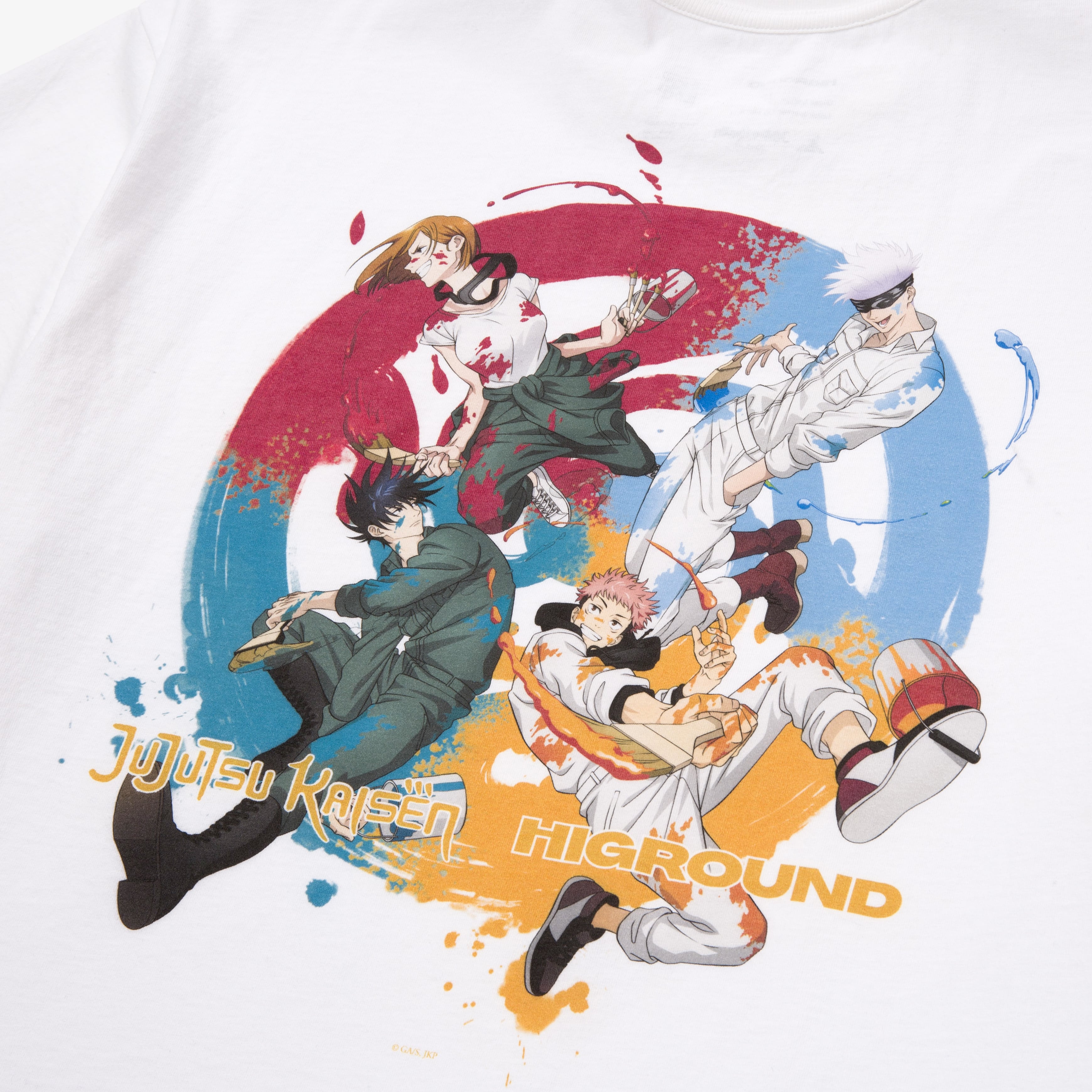 Jujutsu Kaisen JJK X HG Anime Graphic T-Shirt - Cool Casual Cotton Tee for Men & Women - Perfect for Cosplay, Anime Conventions, and Everyday Wear