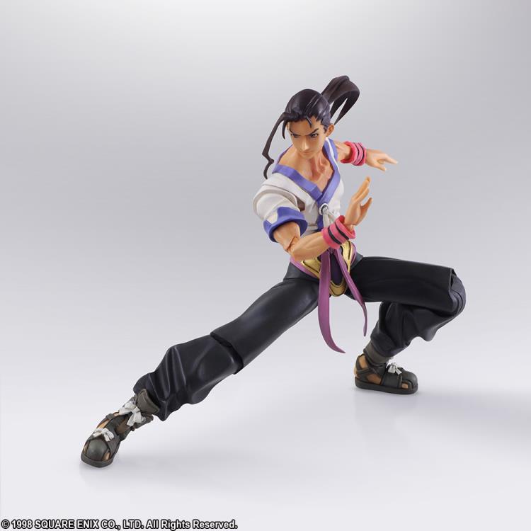 Bring Arts Xenogears Fei Fong Wong Action Figure - Square Enix Collectible Anime Model for Display, Gifts, and Gaming Decor