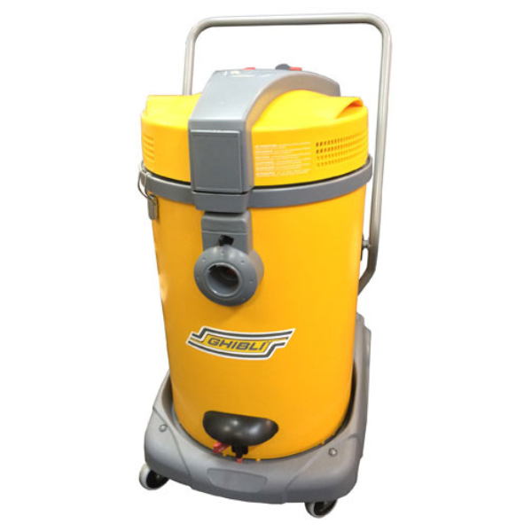 Ghibli 56L Wet and Dry Outrigger Commercial Vacuum Cleaner - Heavy Duty for Industrial, Warehouse & Workshop Cleaning