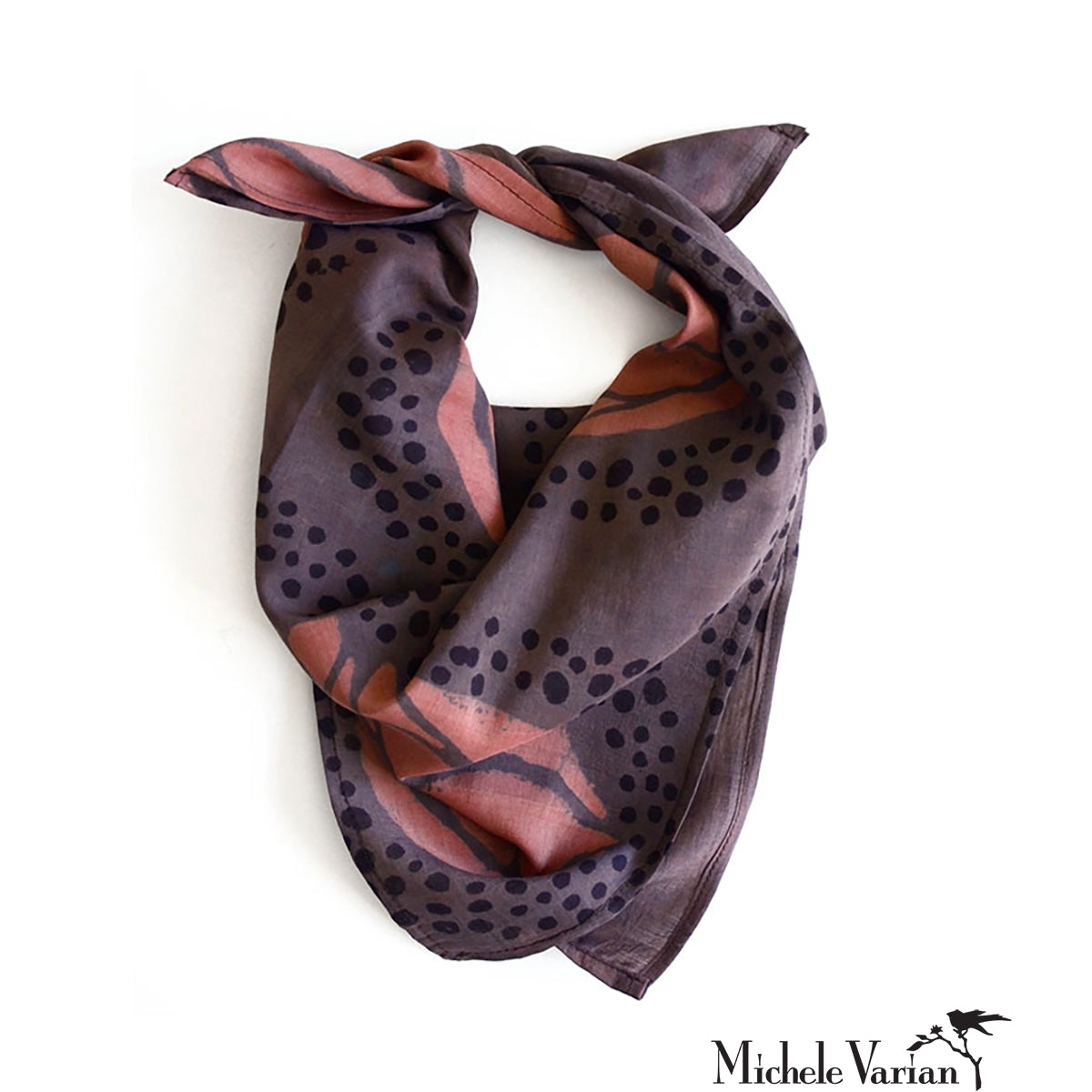 Handmade Block Printed Bandana Mia - Stylish Cotton Scarf for Women & Men - Fashion Accessory for Casual Wear, Outdoor Activities, and Music Festivals