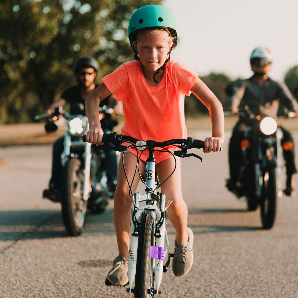 SPOKESTER Bicycle Noise Maker - Motorcycle Sound Bike Horn for Kids & Adults - Fun Cycling Accessories for Safety & Entertainment on Road Trips