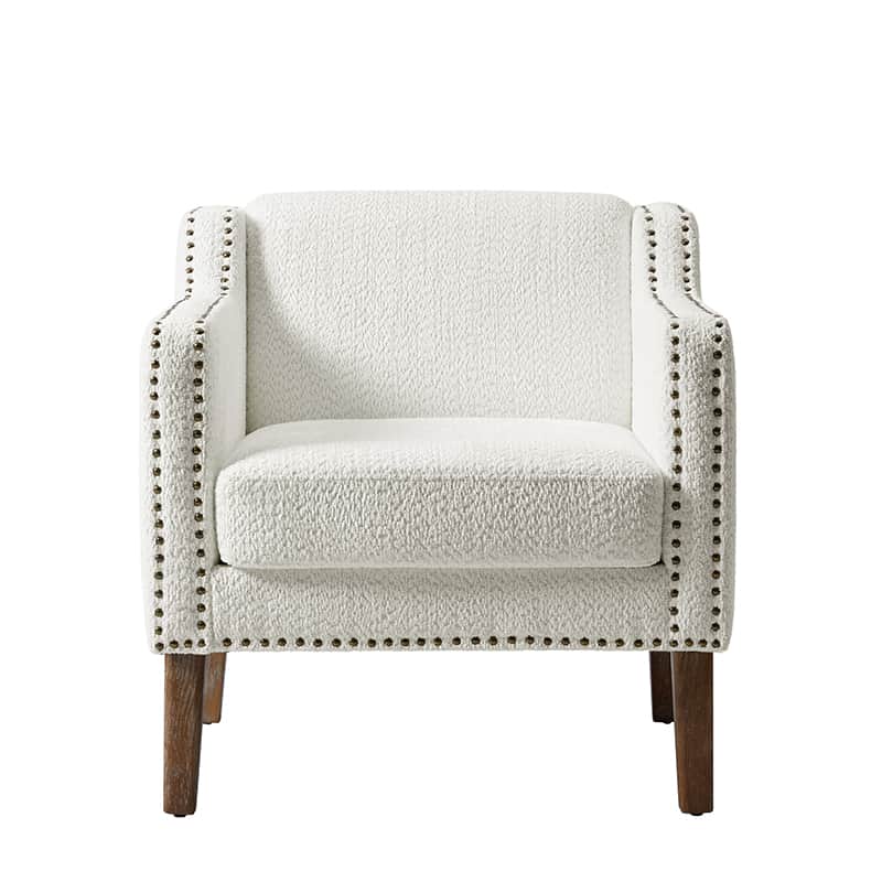 Solid Wood Frame Armchair - Modern & Durable Wooden Chair for Living Room, Dining Room, Office - Comfortable & Stylish Home Furniture