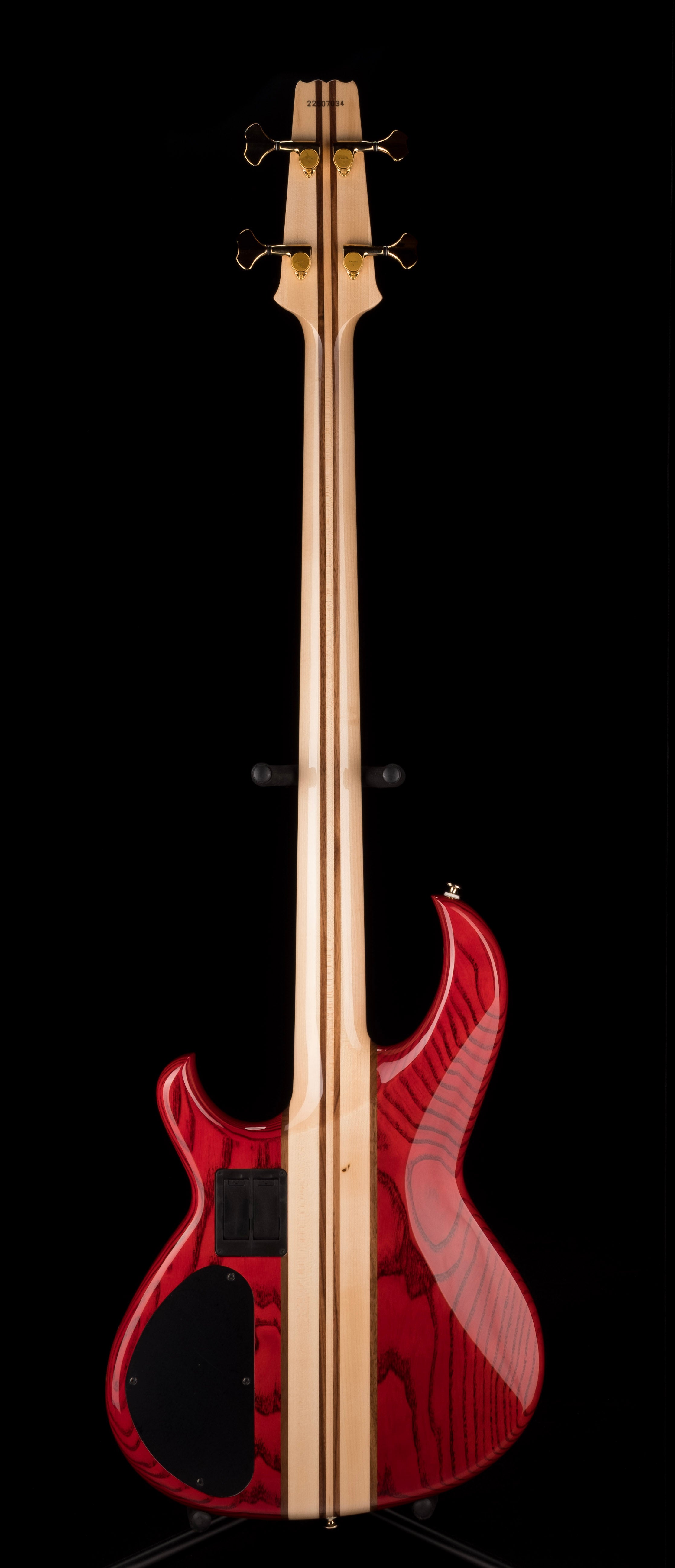 Aria Pro II SB 1000B Reissue 4-String Electric Bass Guitar - Made in Japan, Paduak Red Finish with Gig Bag - Perfect for Professional Musicians & Live Performances