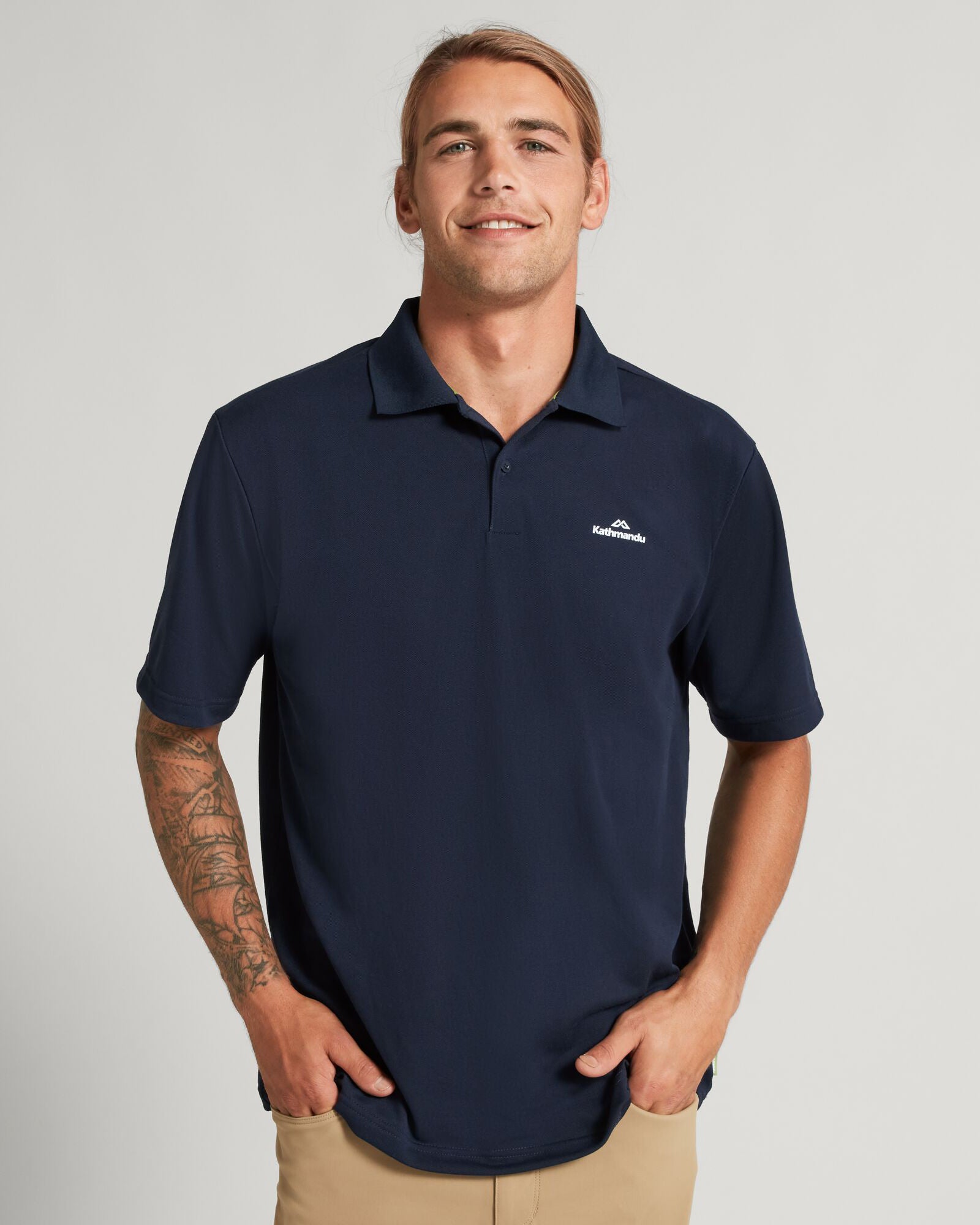 Premium Men's Vanua Polo Shirt - Midnight Navy Blue - Comfortable & Breathable for Golf, Casual Wear & Outdoor Activities