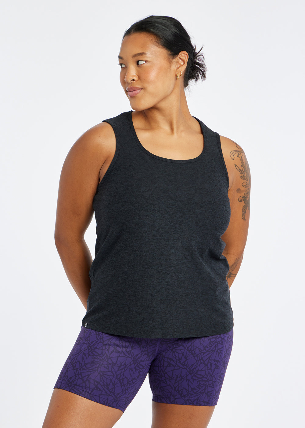 Lux Wing Tank Top for Women - Breathable Summer Sleeveless Shirt, Lightweight Casual Blouse for Gym, Yoga, Beach & Everyday Wear