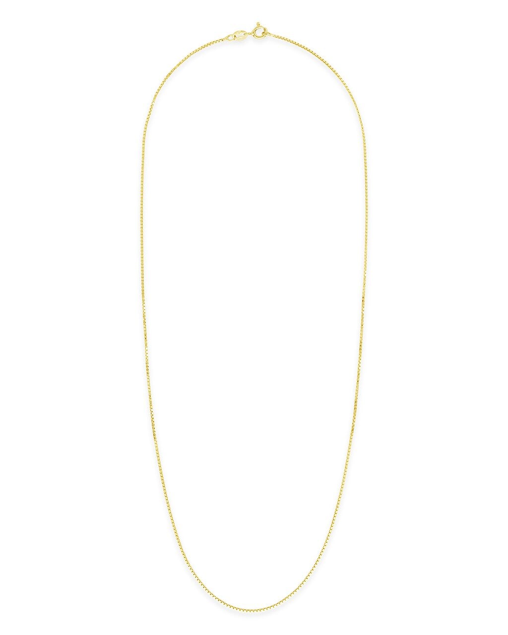 Men's Sterling Silver Venetian Chain Necklace - 18
